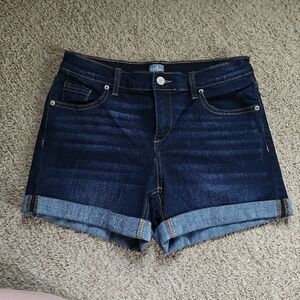 Nee York & Company Dark Wash Jean Shorts